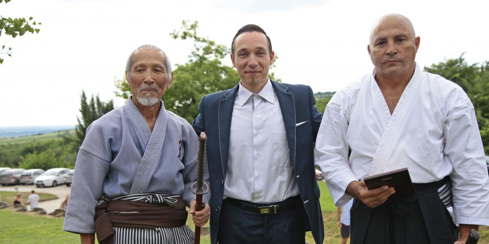 Suzuki Kimiyoshi sensei, Kellár F. János Immánuel és Tonte Gyula